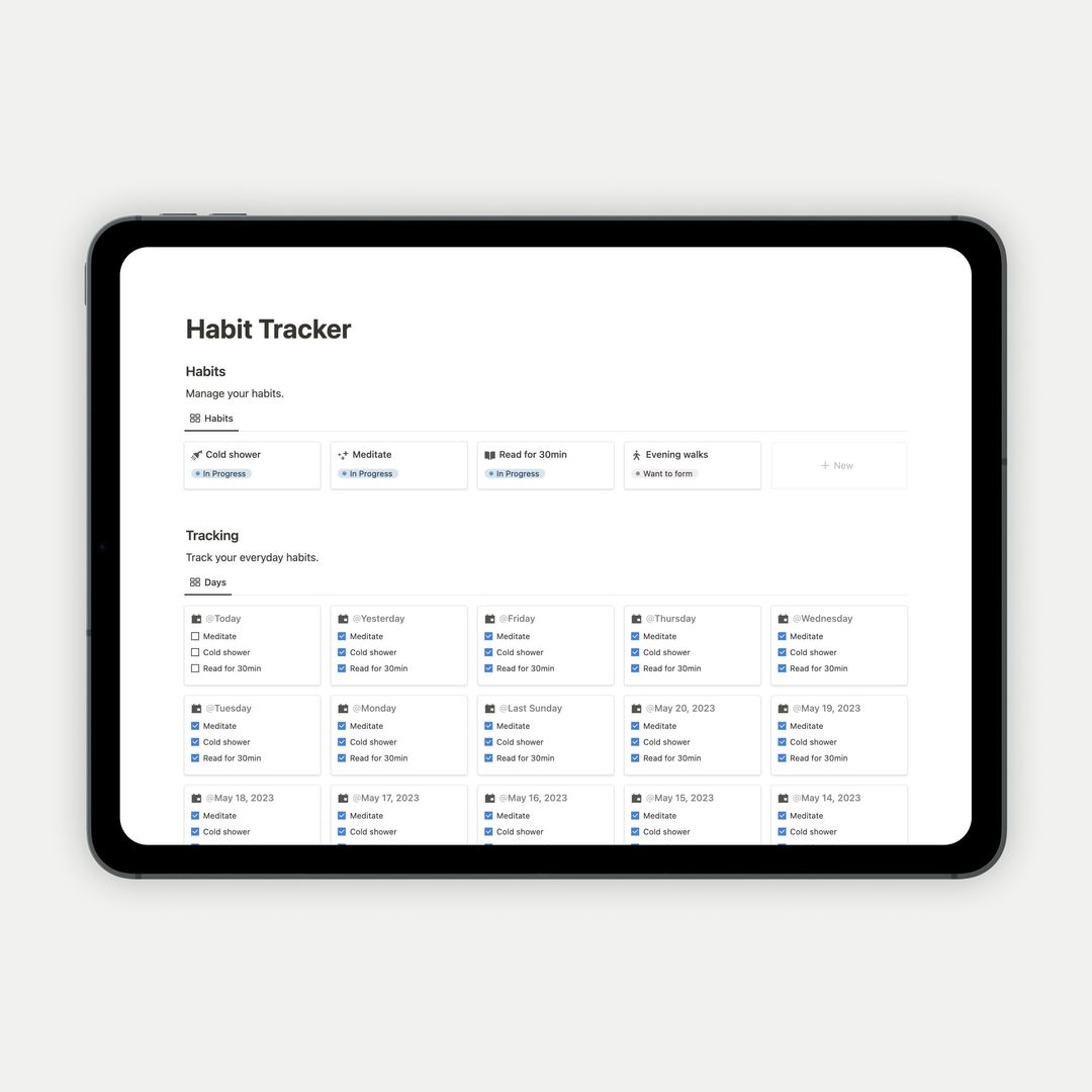 Free notion templates